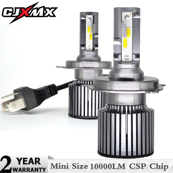 

cjxmx 2pcs mini h7 led h1 h4 h11 hb3 9005 hb4 9006 d2s led car headlight bulb 10000lm 70w/set auto light 12v 24v 6000k headlamp