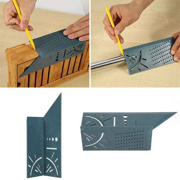 

useful arrival woodworking gauge ruler 3d mitre angle measuring square measure tool 45 degree and 90 degree angles measure ruler