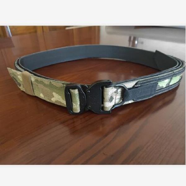 

tactical cs outdoor army fighter belt black hunting shooter belt