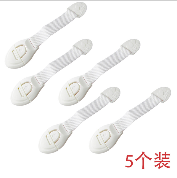 

10pcs / lot baby products baby safety locks double-sided adhesive children's drawer lock cabinet door locks cloth belt lock sdvvs#jfzmg