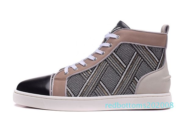 

spikes red bottoms pik studded sneakers women men luxury designer flat casual red sole autumn winter casual shoes r08, Black