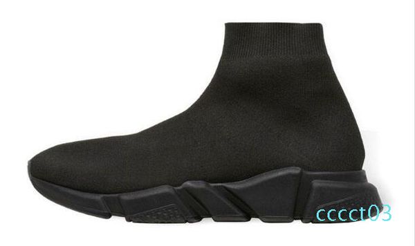 

2019 new arrival men women speed trainer fashion sock shoes black white blue glitter flat mens trainers runner sneakers size 36-45 ct03