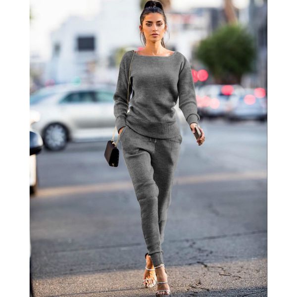 

женщины дизайнер тонкий спортивные костюмы мода сплошной цвет женщин два picecs брюки толстовка топ + брюки роскошные спортивные костюмы для, White