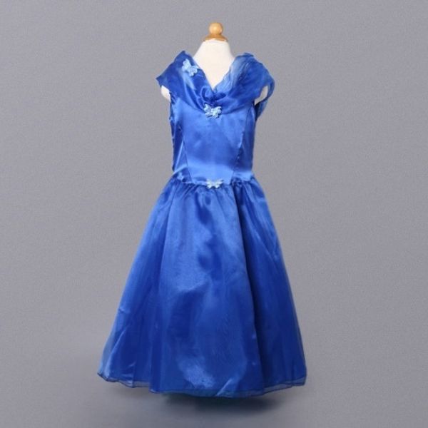 

2020 children's girl's cinderella princess performance dress, Red;yellow