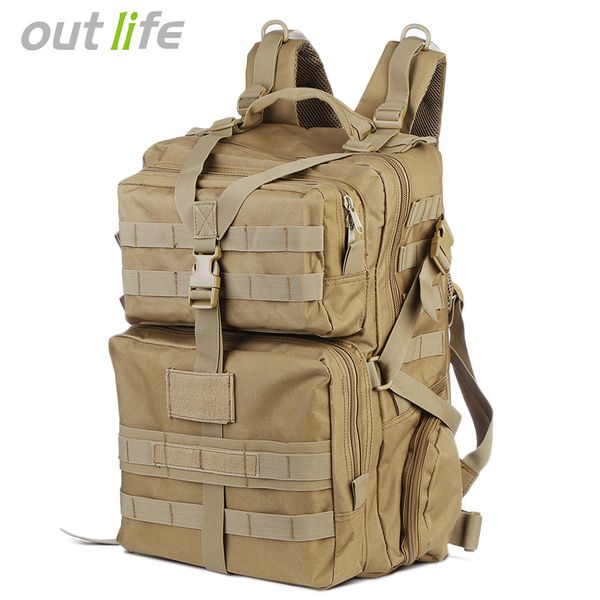 

outlife 45l tactical backpack army molle bag assault backpack trekking rucksack for outdoor hiking camping hunting