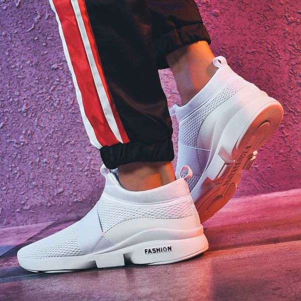 

men casual shoes summer new fashion sneakers men mesh lace up lightweight shoes male comfortable walking casual man black