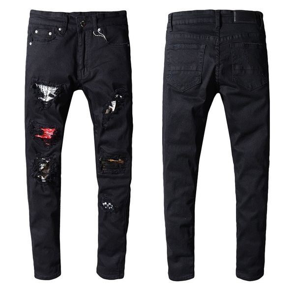 

20ss items designer jeans bieber men jeans ripped jeans fashion designer blue rock star mens jumpsuit designer denim male pants 28-42