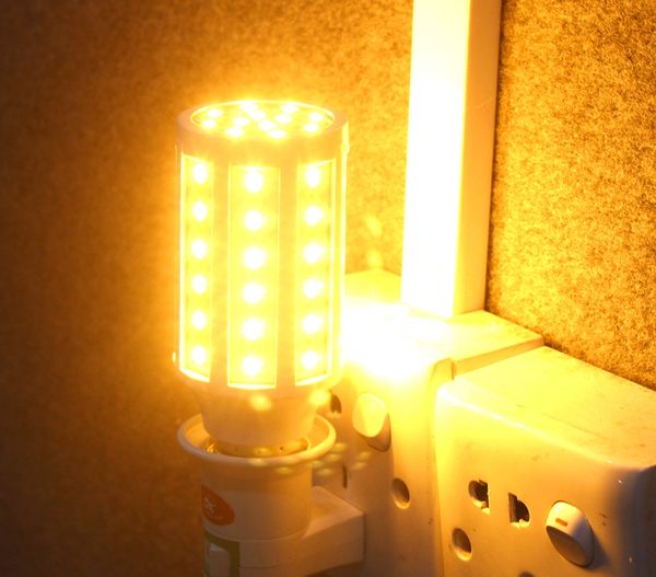

led corn light yellow 2200k dc12v e27 led bulb light smd 5730 energy saving lamps for l
