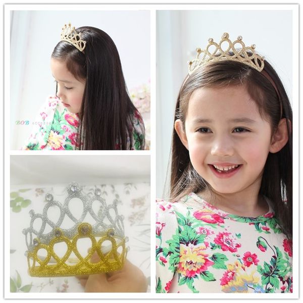 

princess hair band tiara kids girl children rhinestone crystal headband crown