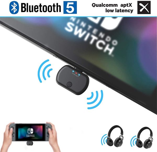 

Bluetooth аудио адаптер для Nintendo Тип переключателя C USB Bluetooth 5.0 передатчик для Nintendo Пер