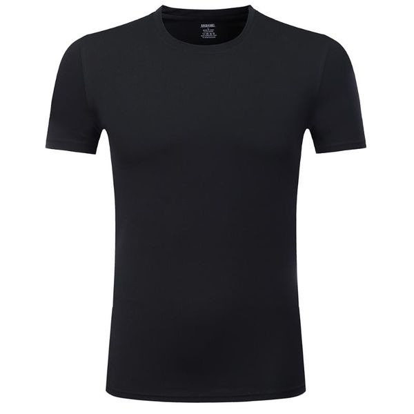 

shirt homme running men women running t shirt quick dry breathable fitness t training clothes gym soccer jersey solid wear, Black;blue