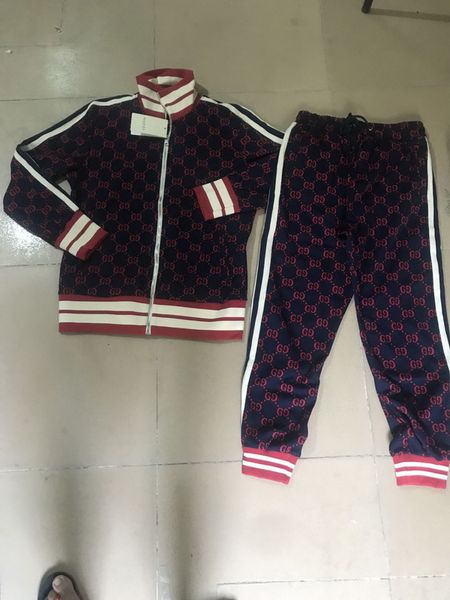 

2019 mens designer tracksuirt brand tracksuit jackets and pants sport sweatshirt casual autumn men zipper jacket and pants -3xl, Gray