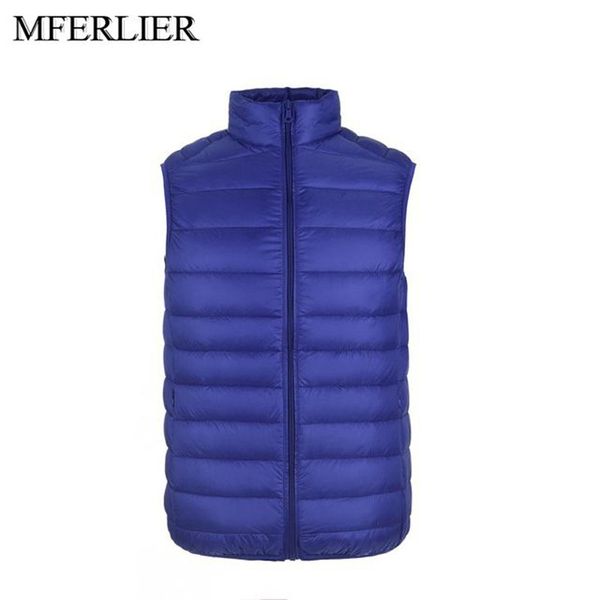 

autumn plus size vest men bust 130cm 5xl 6xl 7xl loose men vest, Black