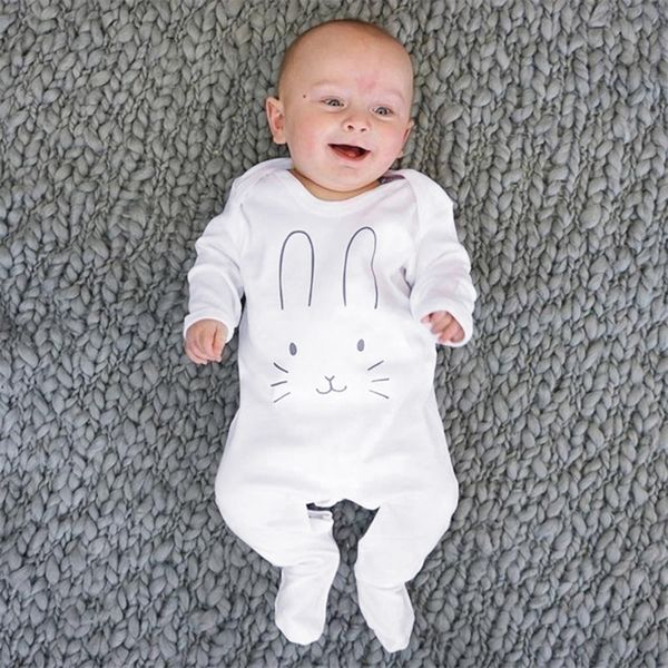 

newborn baby rompers cute baby girls boys long sleeve rabbite cartoon cute romper cotton infant jumpsuit cartoon costume 2020, Blue