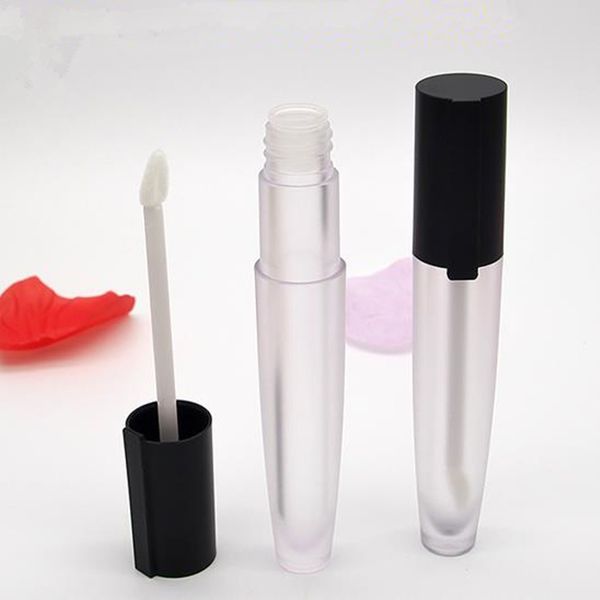 

frosted plastic diy lip gloss tube empty cosmetic lip gloss containers refillable bottle 5ml fast shipping f3520