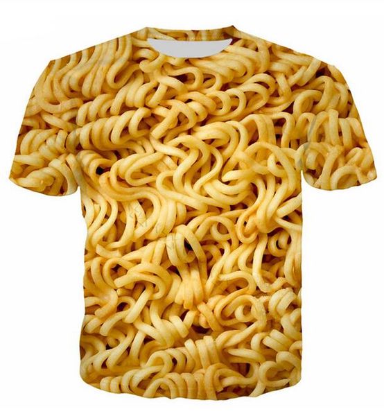 

mens конструктора instant лапша футболки мужчины женщины hip hop футболка 3d печати пара летняя мода повседневный улица футболка s-5xl el057, White;black