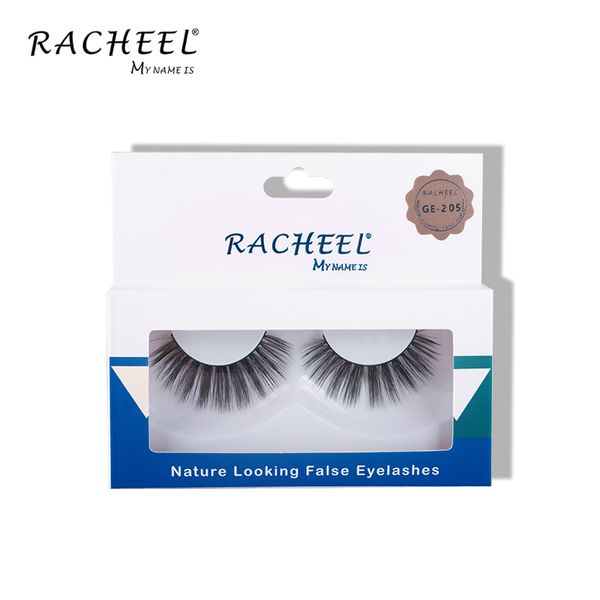 

one pair 3d high-quality natural long cross volume false lashes soft bushy faux mink hair false eyelashes extension makeup tools