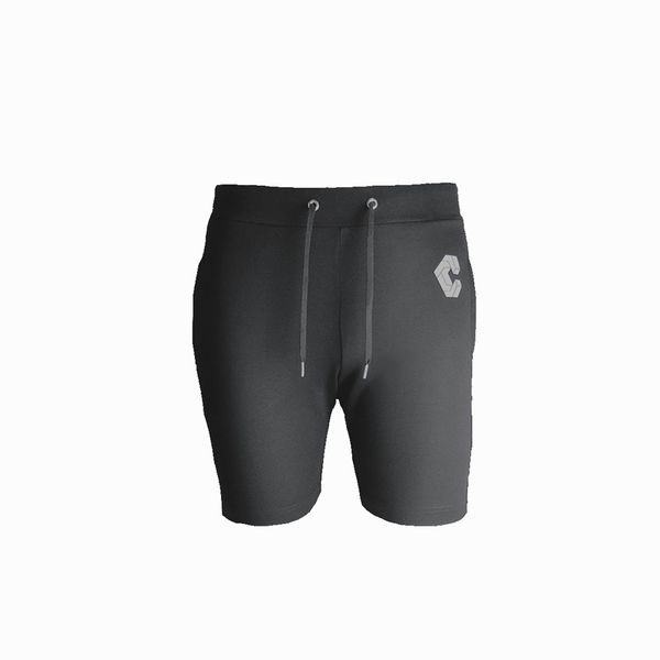 

summer new package mail men's sports fitness running simple equipment exercise cotton elastic fit short, Black;blue