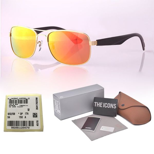 

2020 New Arrival Sunglasses for Men women Brand Designer Metal Frame Polarized Lens Sport driving glasses with free Retail Box and label