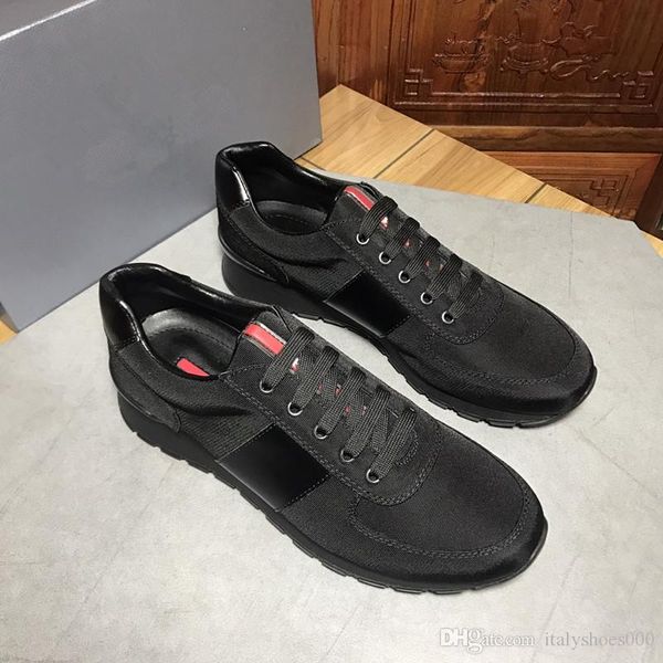 

2019 brand new mens luxury arena creased leather sneakers low shoes plus size 38-45 mens casual shoes xg18091423, Black