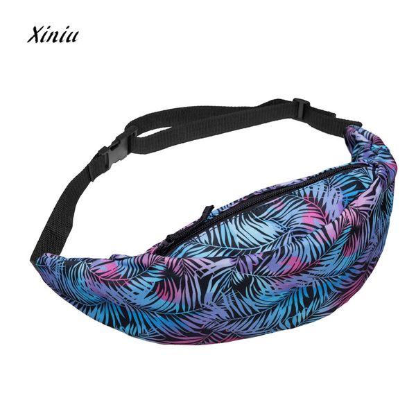 

new fashion design women colorful waist bag belt waist bag pouch zip fanny pack teenagers girls phone money