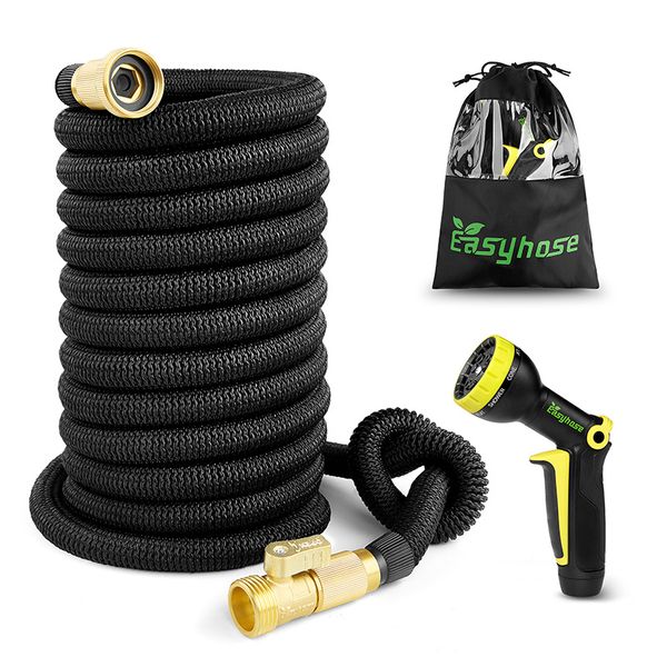 

garden water hose 25-75ft expandable magic flexible garden hoses for car hose pipe plastic hoses to watering with spray gun