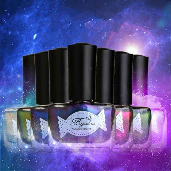 

chameleon 3d cat eye nail polish magnetic aurora series varnish magnet nail art lacquer black base needed manicure precure tools