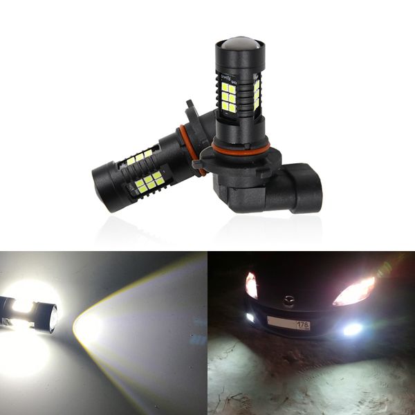 

2pcs led hb4 9006 fog light bulbs 3030 smd 1200lm 6000k white car driving running fog lamp auto leds car-styling