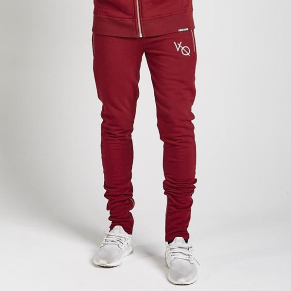 

mens long casual pants slim fit trousers sweatpants, Black