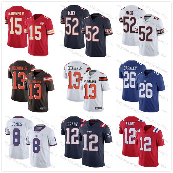 

NCAA Men Chiefss 15 Patrick Mahomes Jersey Bearss 52 Khalil Mack 26 Barkley 8 Jones 12 Tom Brady 13 Odell Beckham Jr 100th Football Jerseys