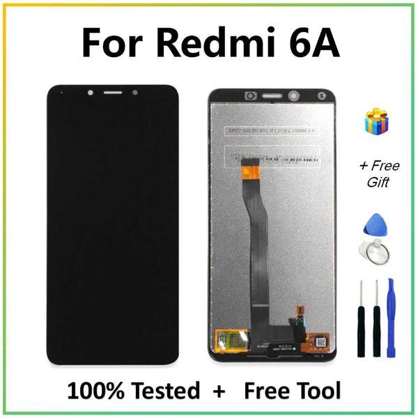 

for xiaomi mi redmi 6a lcd display touch screen digitizer assembly replacement parts + tools for redmi 6a 5.45" lcds screen
