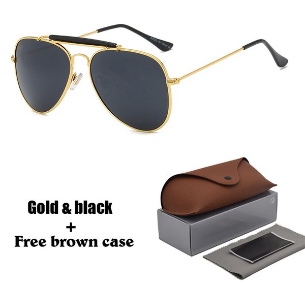 

sunglasses for men women male driving sun glasses reflective coating uv400 eyewear oculos gafas de sol with box and case, White;black