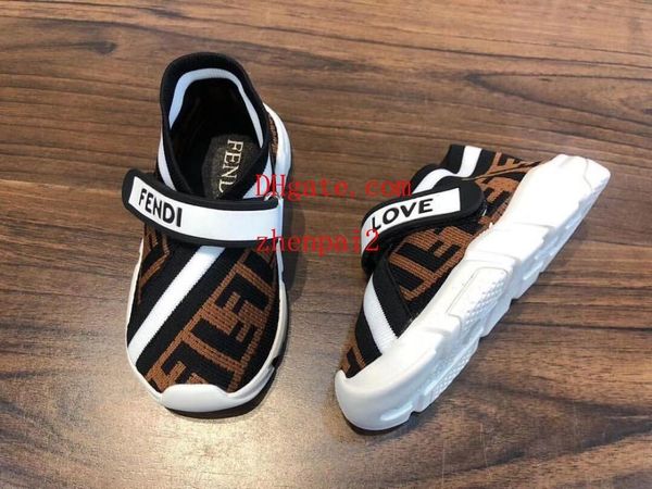

Hot fashion running children's socks shoes 2019 spring trend casual boys girls knitted Breathable shoes kids sneakers F-e2