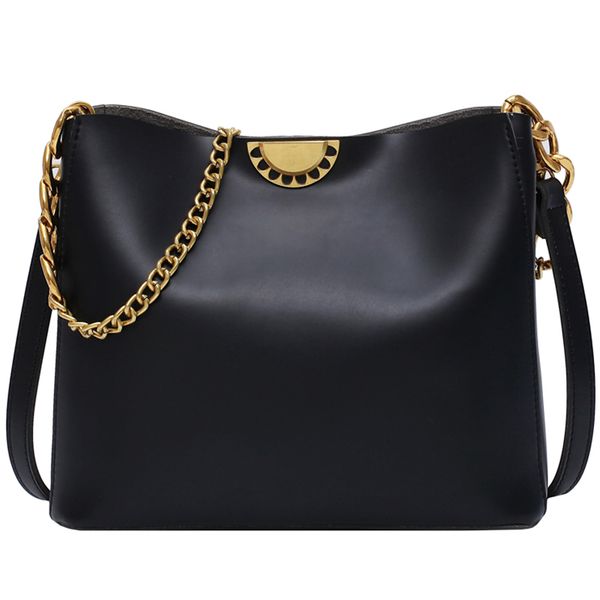 

191216 ivog new arrival everyday female crossbody messenger handbag black fashion pu geometric bucket bags for women 2019