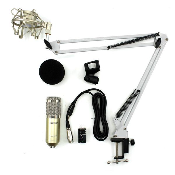 

professional pc/ktv microphone bm800+ upgraded condenser microphone professional audio studio recording microphone