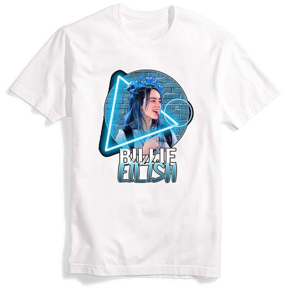 

momoobaby t-shirt billie eilish shirt short sleeve crew-neck tee men tshirt mens o neck t-shirts male low price steampunk, White;black