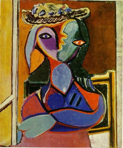 

pablo picasso classical oil painting untitled female portrait surrealism 100% handmade by experienced painter on white canvas picasso943