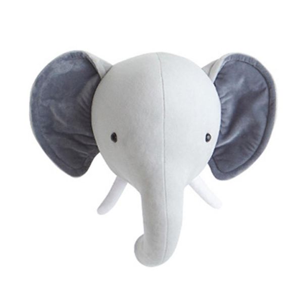 

cute cartoon headdress children room ornaments elephant bunny plush decoration