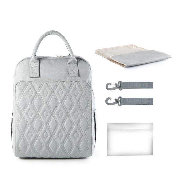 

water-proof bag mommy handbags rucksack + stroller straps+changing pads large capacity bag baby care backpack