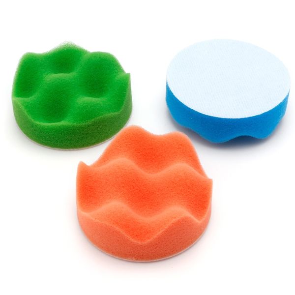 

11pcs/set 3/4/5/6/7" buffing sponge polishing pad kit set for car polisher buffer