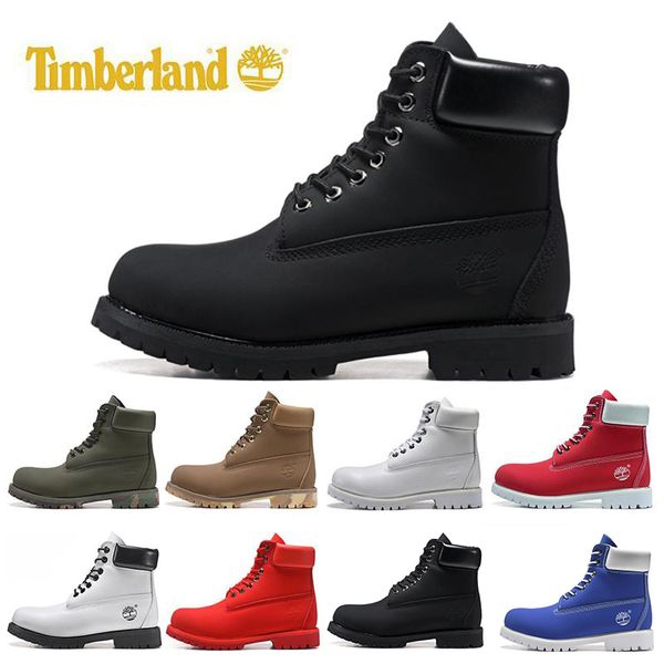 

36-46 timberland designer luxury boots mens winter snow boots womens men military triple white black camo green sports sneakers