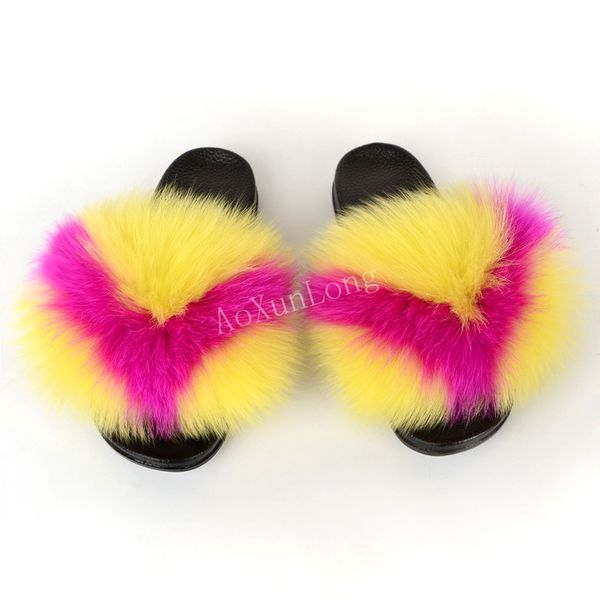 

ladies's rhinestone bag dollar diamonds bag fur slides summer plush sandals banquet fashion dollar fur slippers set, Black