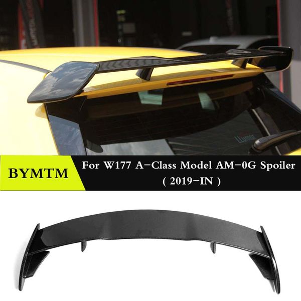 

тиль углеродного волокна заднего стекла спойлер для benz w177 a class a200
