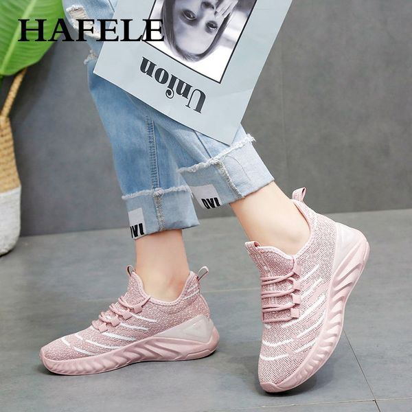

2019 new women's outdoors shoes fashion student breathable sneakers mesh soft sole frenulu casual athletic women walking shoes, Black