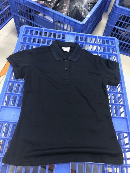 

женская дизайнерская polo тис женщин нагрудные с коротким рукавом рубашки поло сплошной цвет поло футболки 16 цветов, White