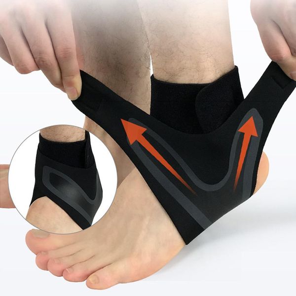 

sport ankle support elastic high protect sports ankle equipment safety running basketball brace support, Blue;black