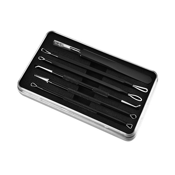 

6pcs acne remover household portable stainless steel blackhead remover acne needles pimple extractor beauty tools for women men