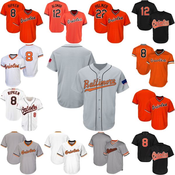 

1969 Baltimore 12 Roberto Alomar Eddie Murray Jim Palmer Orioles Cal Ripken Jr. Baseball Jerseys Free Shipping