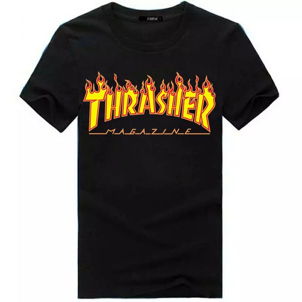 

лето 2020 дизайнера прохладно дышащий черный топ streetwear желтой распечатанной футболка мужской бренд короткого рукав рубашка дама роскошн, White;black