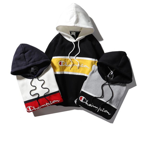 

mens designer hoodie luxury sweatshirt for women brand coat with letter embroidery street style 19ss, Black